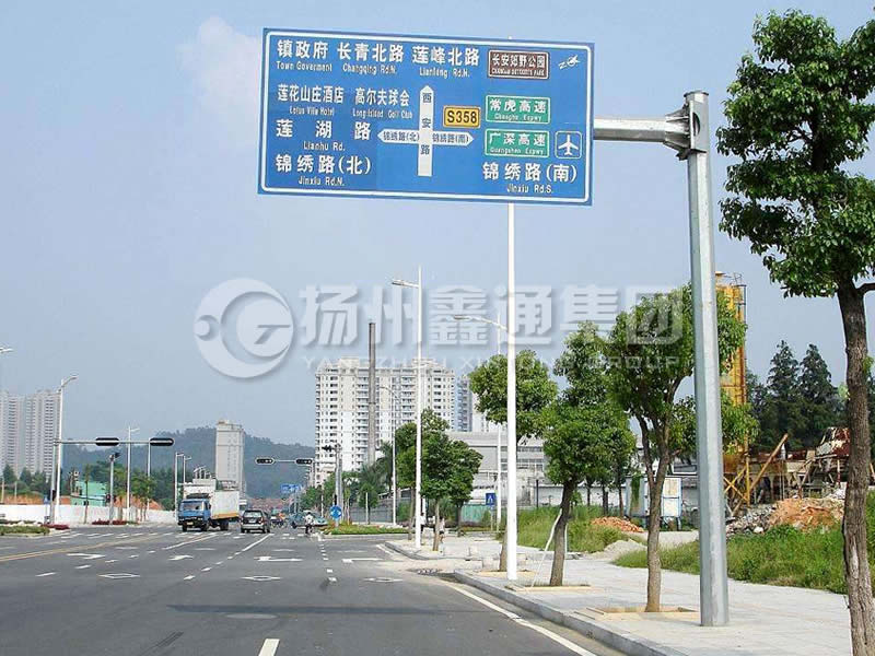 BZG-008，交通標志桿，八棱交通標志桿