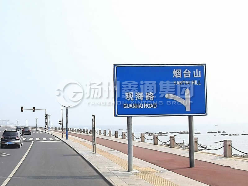BZG-015，交通標(biāo)志桿，雙柱標(biāo)志桿