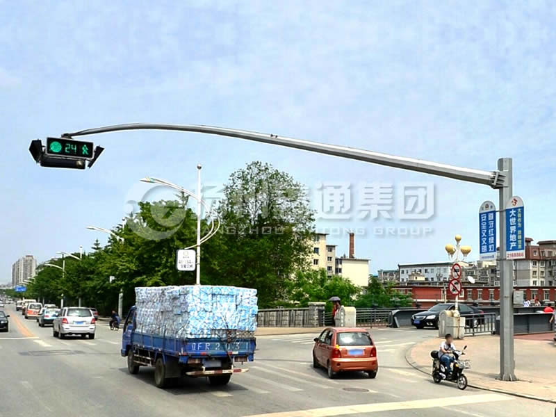 XHDG-048，吊籠式信號燈桿，吉林信號燈桿
